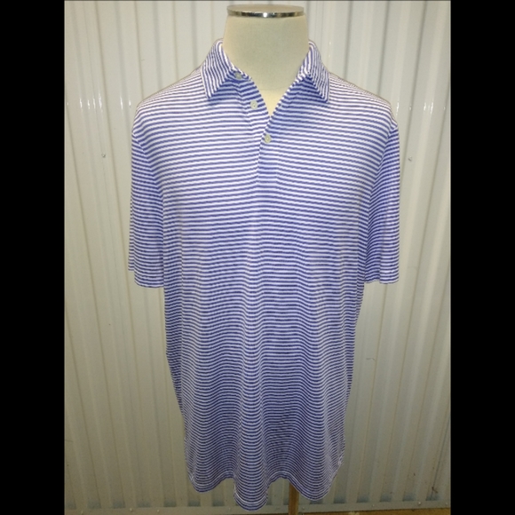 RLX Ralph Lauren Other - RLX Ralph Lauren Striped Golf Polo Shirt Size XL